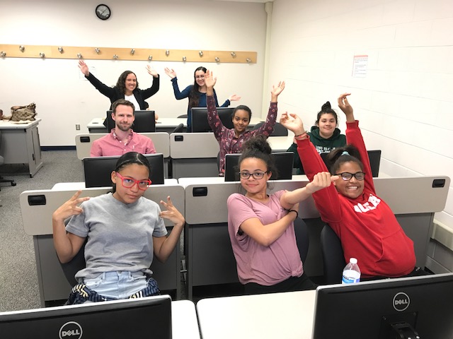 Copy of Group of happy coders
