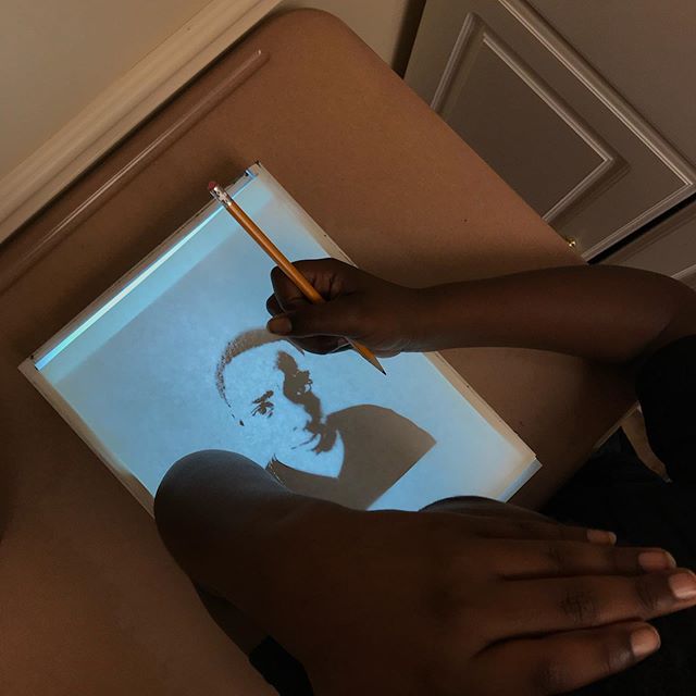 Creating Black and White Self Portraits in Art Class. These are some real artists out here! 👩&zwj;🎨 .
.
.
.
.
.
#art #artist #drawing #love #photography #artwork #painting #design #illustration #instagood #arte #sketch #artistsoninstagram #fashion 